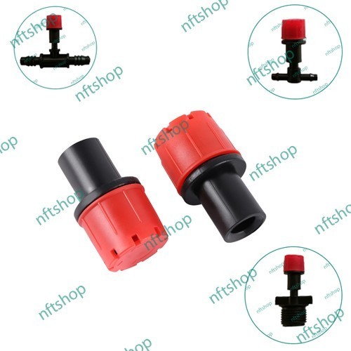 Alat Siram Tanaman Dripper Adjustable 8 Lubang Konektor 6mm