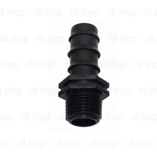 Connector Pipa 1/2 Inch ke 20mm