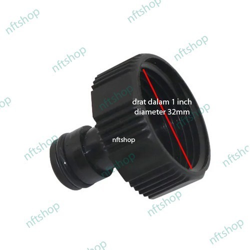 Connector Sambungan Quick Release Drat Dalam 1 Inch