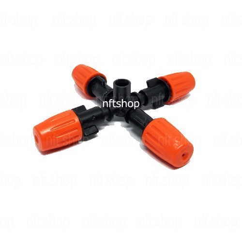 Four Way / 4 Arah Sprinkler Orange / Nozzle Misting