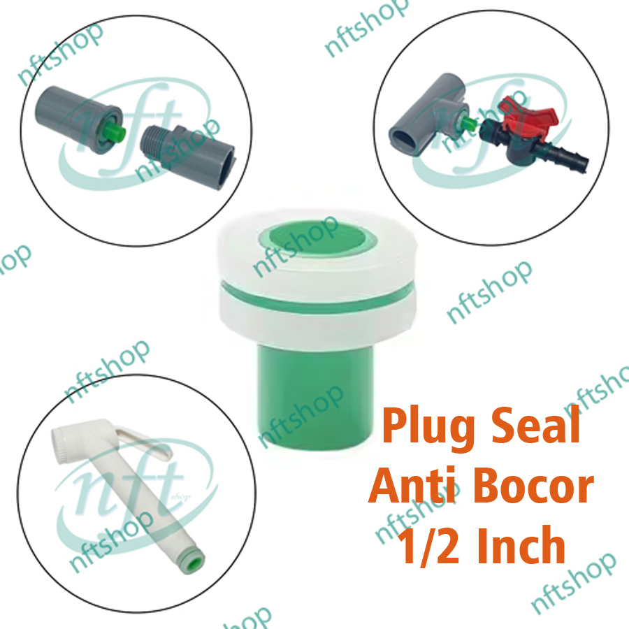 Plug Karet Seal Anti Bocor Sambungan Kran / Shower Drat Dalam 1/2 Inch Pengganti Seal Tape