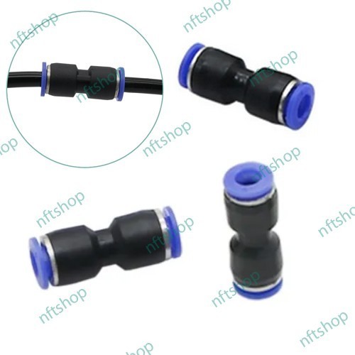 Pneumatic Slip Lock Straight PU 6mm