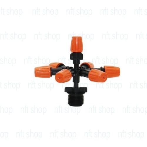 Seven Way Sprinkler / Nozzle Misting Dengan Adapter 1/2 Inch