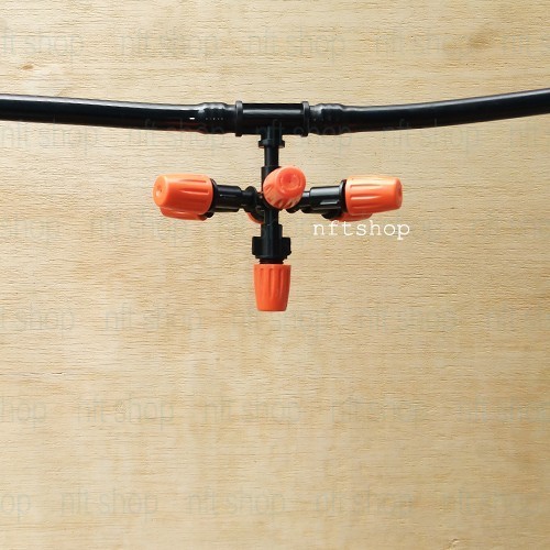 Seven Way Sprinkler - Nozzle Misting Tee Selang 12mm