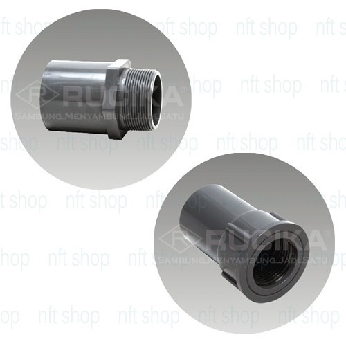 Sok Drat Dalam Dan Luar 1/2 Inch